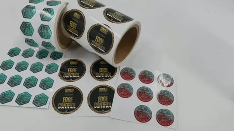 Custom Glossy Stickers for Branding & Marketing Impact