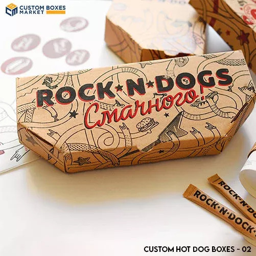 Premium Custom Hot Dog Packaging Boxes