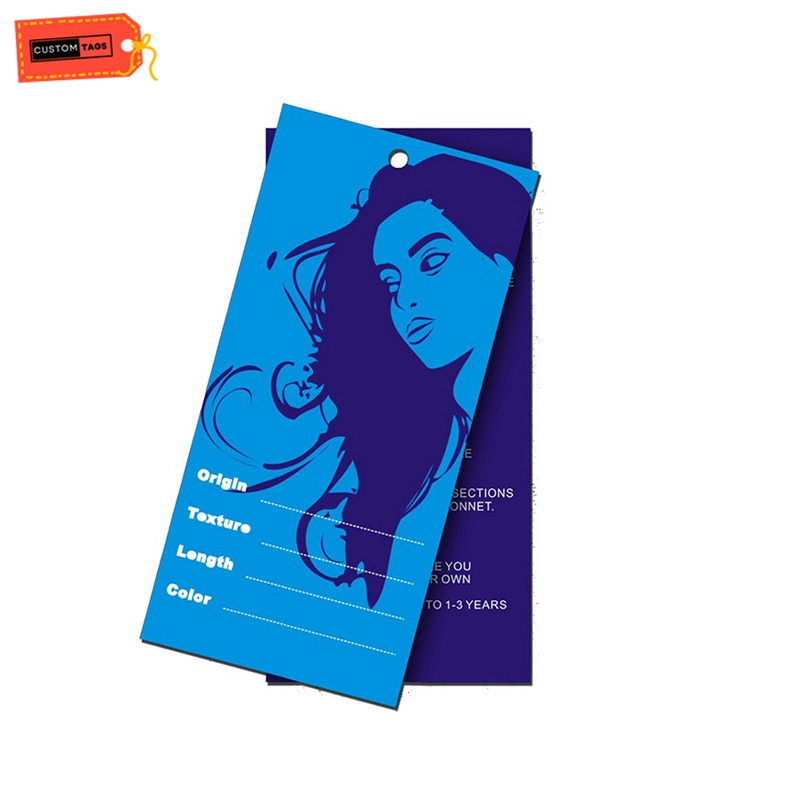 Premium Custom Hair Serum Tags For Beauty Brands