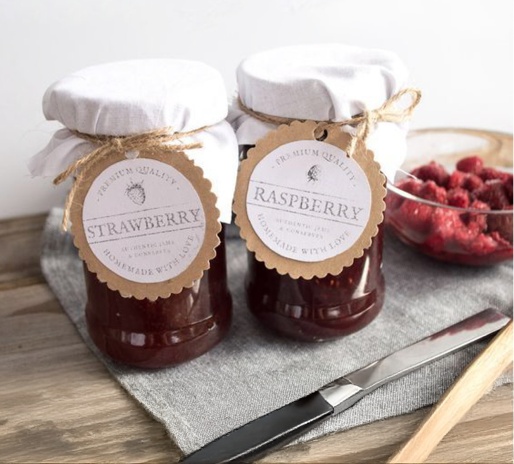 Custom Kitchen Supplies Tags for Branding